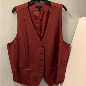 Torrid Red Sleeveless Vest, no tags but new.
